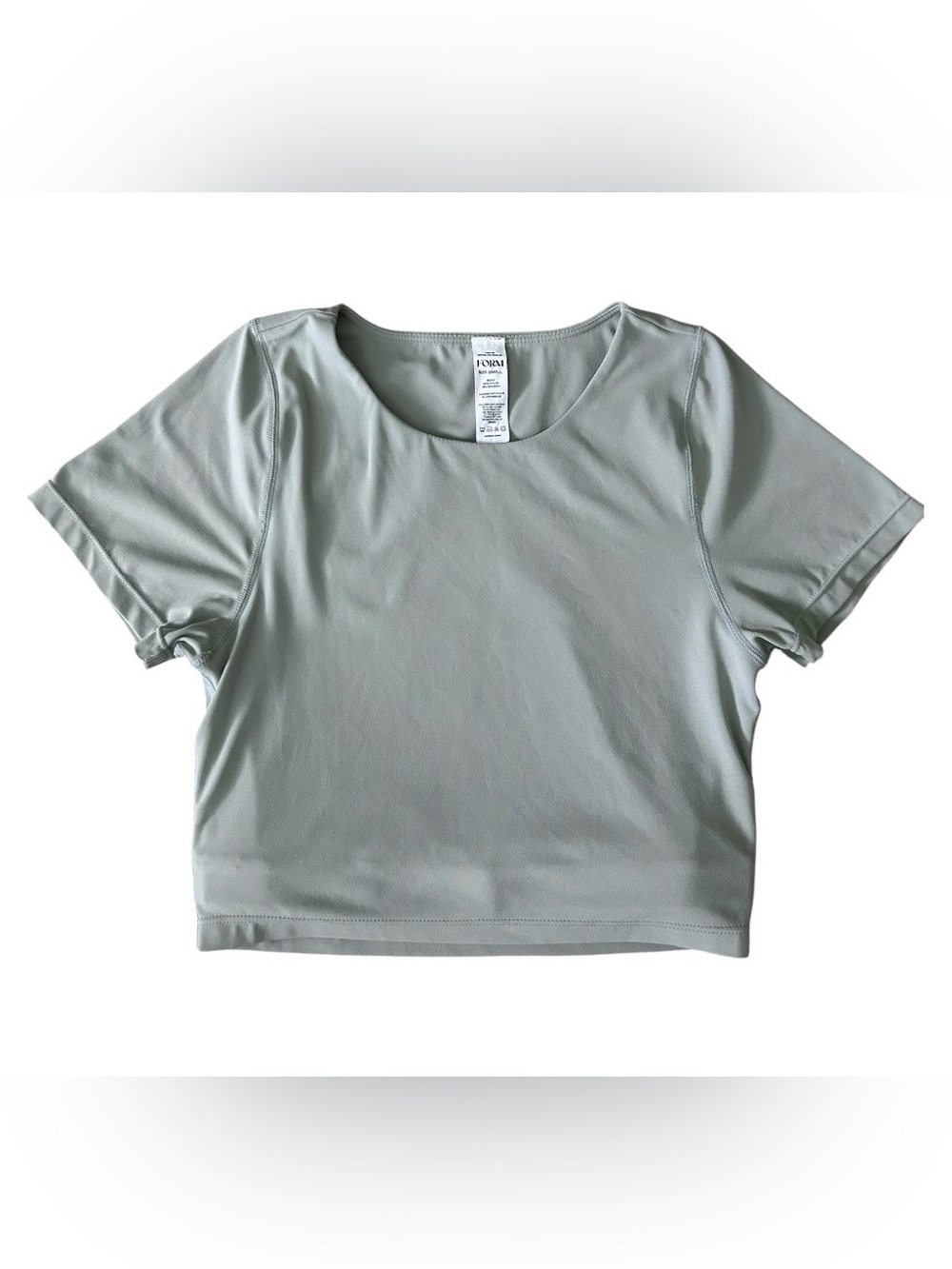 Form Crop Top Built In Short Sleeve Women’s Size Small
